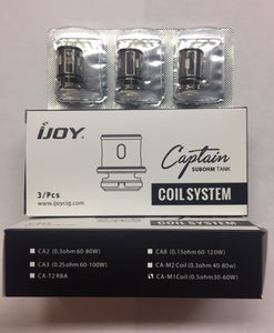 3Pc  Authentic IJOY Captain Mini CA-M1 0.5ohm CA-M2 0.3ohm Coil Heads