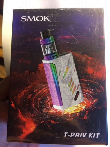 Authentic SMOK T-Priv Tpriv  Full Kit 220W with TFV8 Big Baby Tank